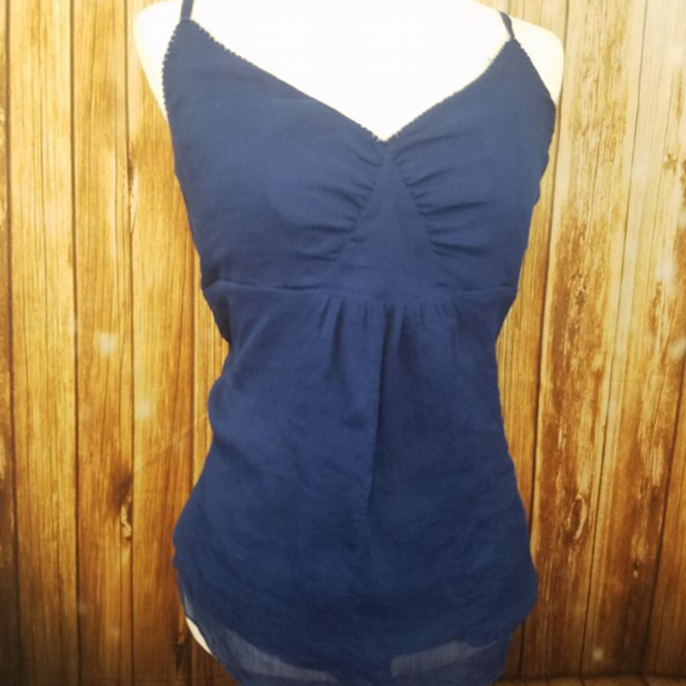American Eagle Large Navy Blouse